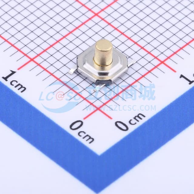 5.2*5.2*3.5mm 立贴 轻触开关实物图