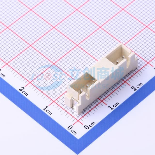 1x8P 间距:2.5mm 立贴实物图