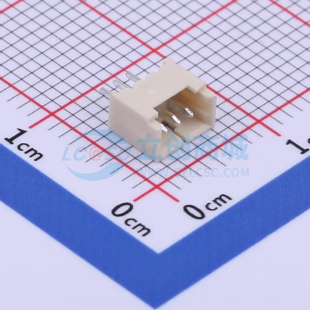 1x3P 间距:1.25mm 直插 系列:PicoBlade(MX 1.25)【插件】实物图