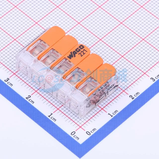 1x5P 每排P数:5 排数:1实物图