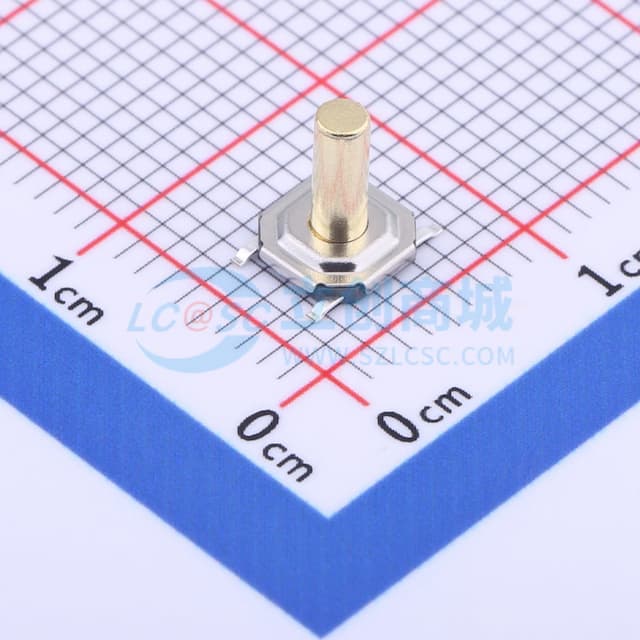5.2*5.2*6.5mm 立贴 轻触开关实物图