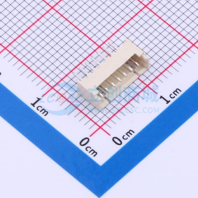 【插件】1x7P 间距:1.25mm 直插实物图