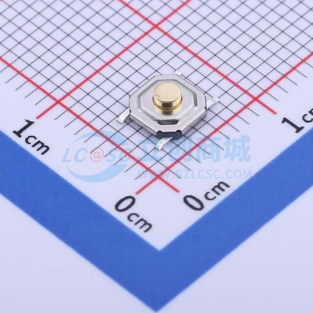 5.2*5.2*2mm 立贴 轻触开关实物图
