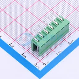 绿色 1x6P 3.96mm 排数:1 每排P数:6【插件】缩略图