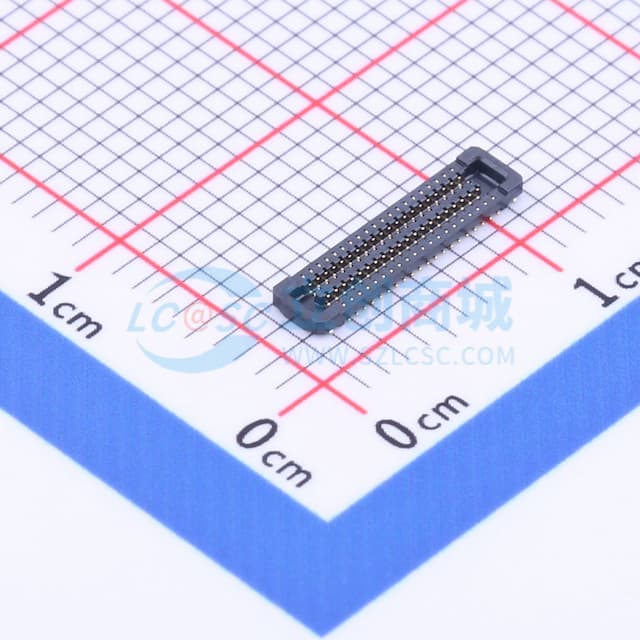 间距:0.4mm PIN:40P 母 立贴实物图