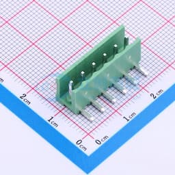 绿色 1x6P 3.96mm 排数:1 每排P数:6【插件】缩略图