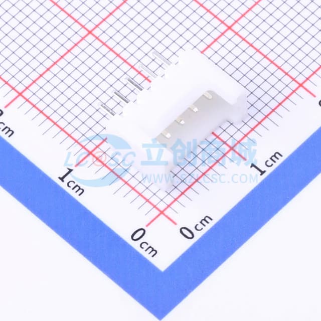 1x5P 间距:2mm 直插 系列:HY 【插件】实物图