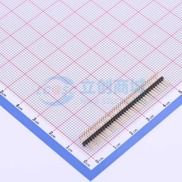 1x38P 间距:1.27mm 方针实物图