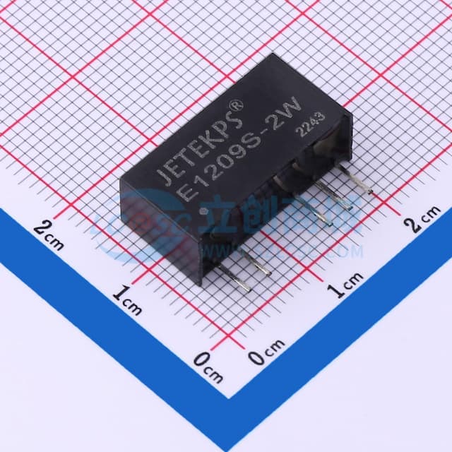 DC-DC模块电源，2W，SIP封装，正负双路输出实物图