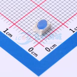 硅胶按钮头4.2x3.2x2.5 180gf蓝钮平脚贴片缩略图