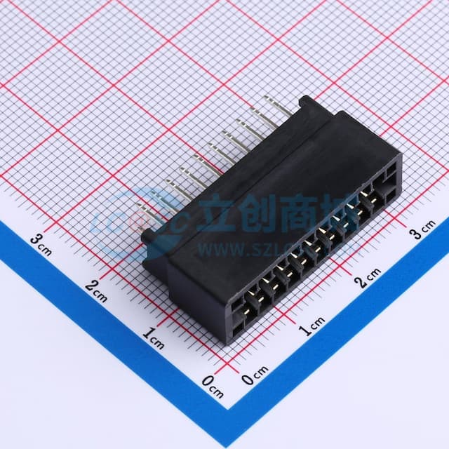 【插件】2.54mm P数:20P实物图