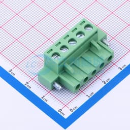螺丝固定 1x5P 5.08mm 排数:1 每排P数:5缩略图