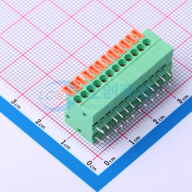 1x12P 2.54mm 每排P数:12 排数:1【插件】实物图