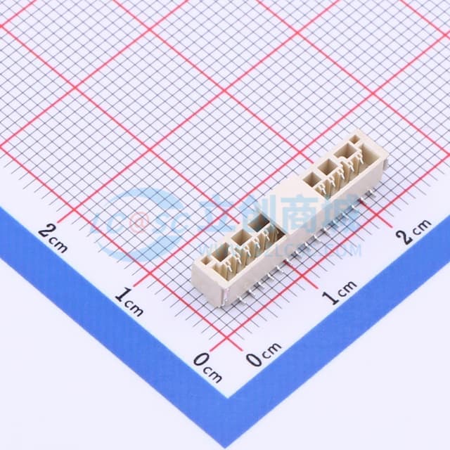 1x15P 间距:1.25mm 立贴 系列:GH实物图