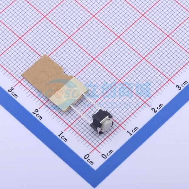 6*6*4.3mm 直插 轻触开关 【插件】实物图