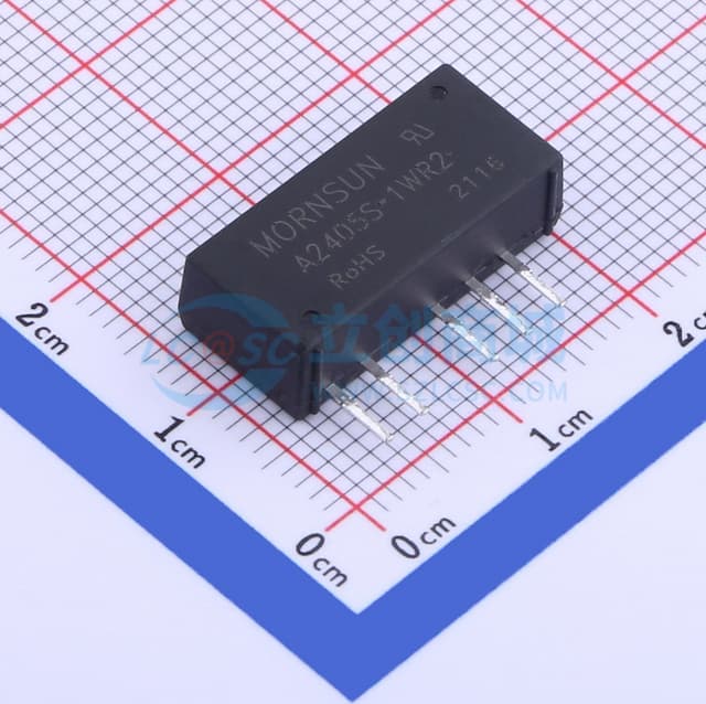 停产 1W定电压输入隔离非稳压正负双路/单路输出DC/DC模块电源【插件】实物图