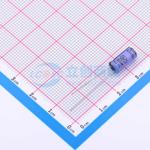 【插件】4.7uF ±20% 50V实物图