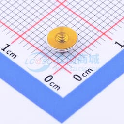 雄和远景，电路板表贴圆螺母柱，M2Xφ5.56X0.5+1.53，铜镀锡，编带装缩略图