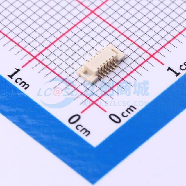 PIN:12P 间距:0.5mm 公 立贴实物图