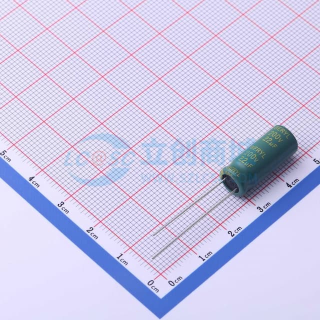 22uF ±20% 200V实物图