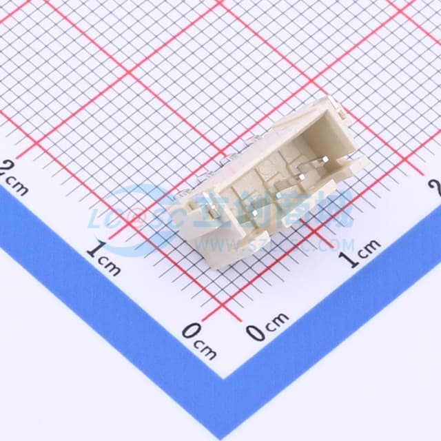 1x4P 间距:2.54mm 卧贴 系列:XH实物图