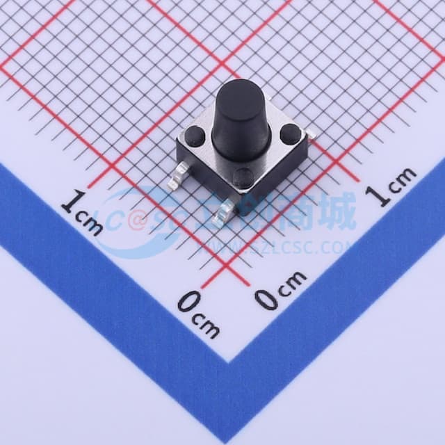 6*6*8.5mm 立贴 轻触开关实物图