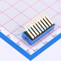 蓝色90度弯脚 9位 DIP拨码开关缩略图