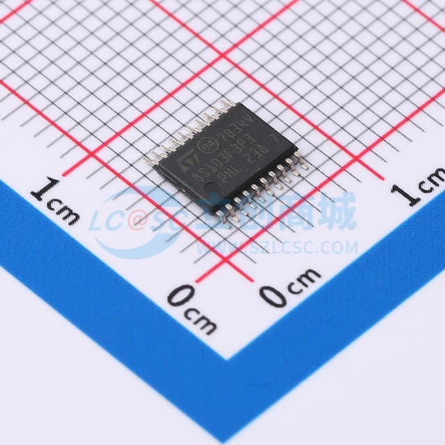 主流基本型系列8位MCU，具有8 KB Flash、16 MHz CPU和集成EEPROM实物图