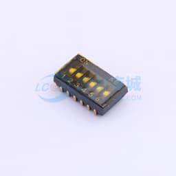 1.27mm 6位贴片拨码开关(J脚)缩略图