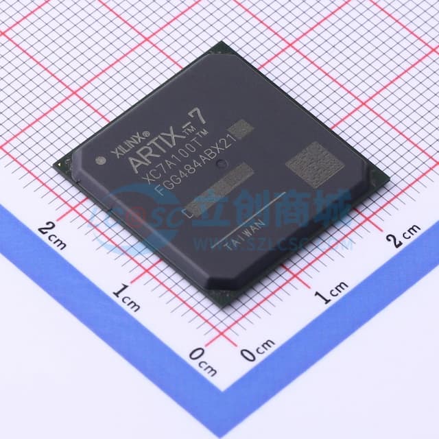 - XC7A100T 1FGG484C实物图