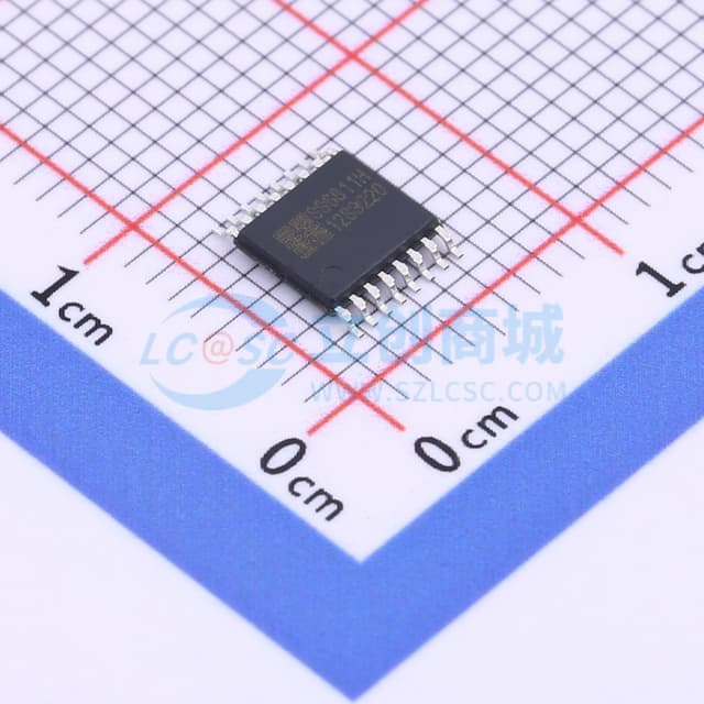 2.1A 内置MOS全桥电机驱动芯片 38V实物图