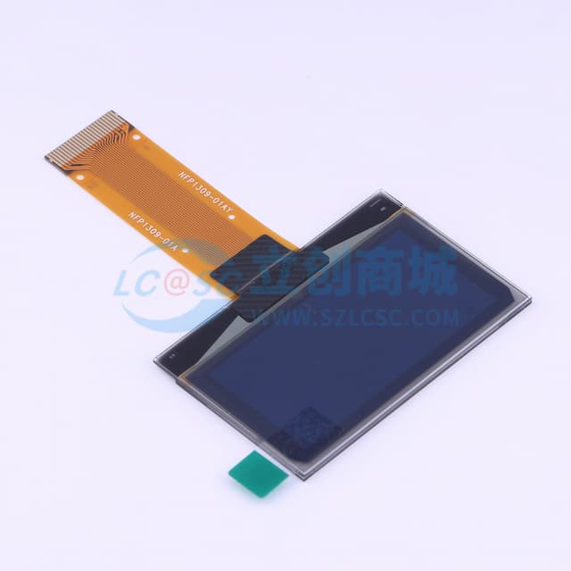 1.54寸 蓝光 128x64像素分辨率 24PIN实物图