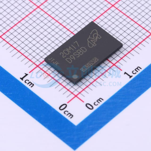 1Gb容量，x8、x16位宽汽车级DDR2 SDRAM实物图