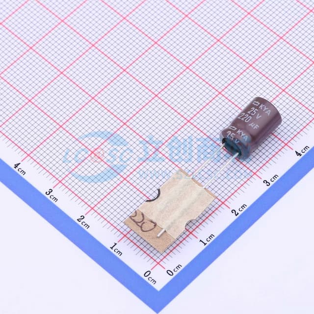 220uF ±20% 25V实物图