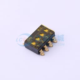 2.54mm 4位贴片平柄贴膜拨码开关卷装缩略图