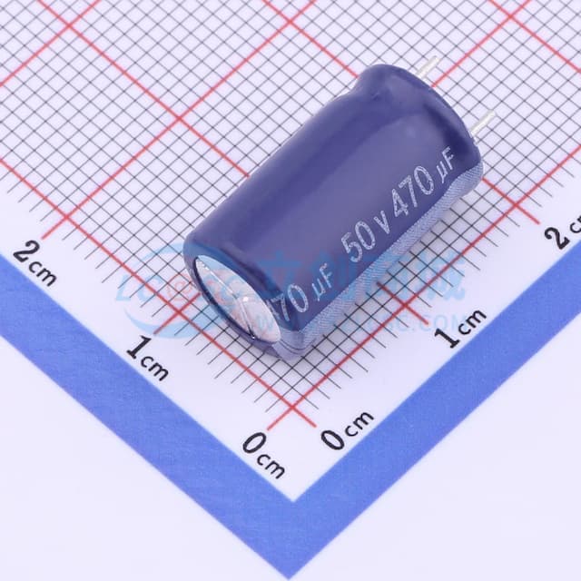 【插件】470uF ±20% 50V实物图
