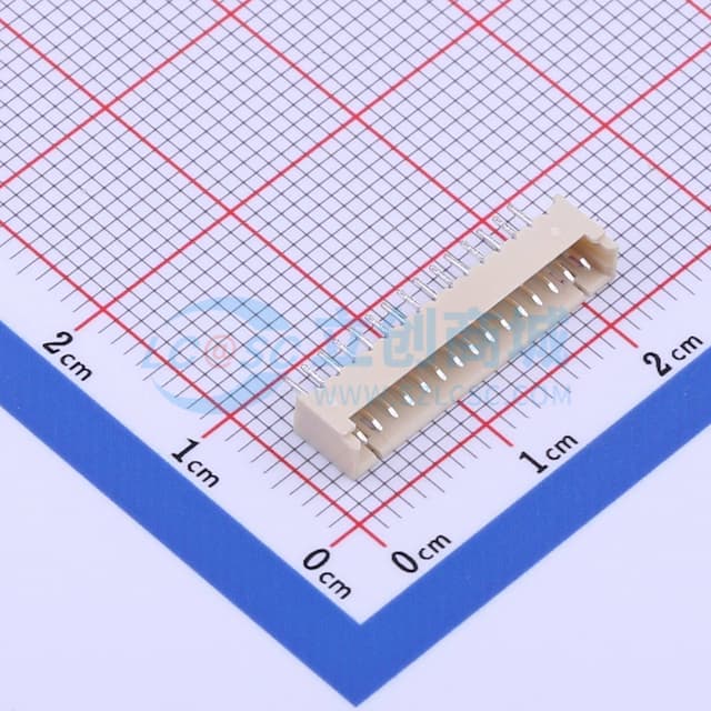 1x15P 间距:1.25mm 直插 系列:PicoBlade(MX 1.25)【插件】实物图