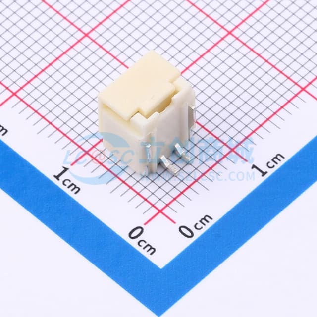 1x2P 间距:2mm 立贴 系列:PA实物图