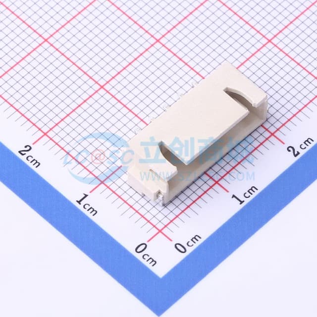 1x6P 间距:2.54mm 卧贴 系列:XH实物图