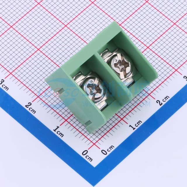 绿色 1x2P 排数:1 每排P数:2实物图