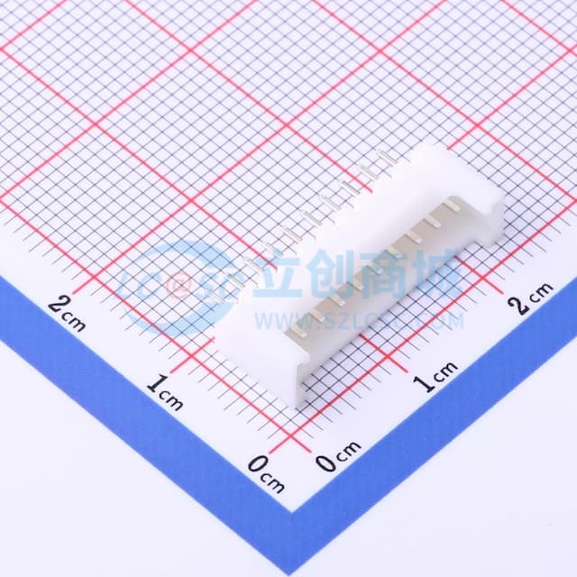 1x10P 间距:2mm 直插 系列:HY 【插件】实物图