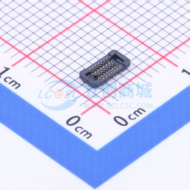 间距:0.4mm PIN:14P 母 立贴实物图
