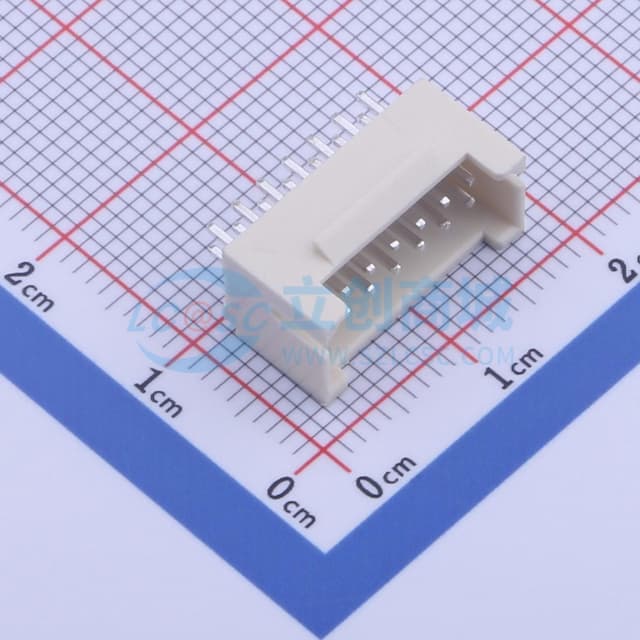 2x7P 间距:2mm 直插 系列:PHB 【插件】实物图