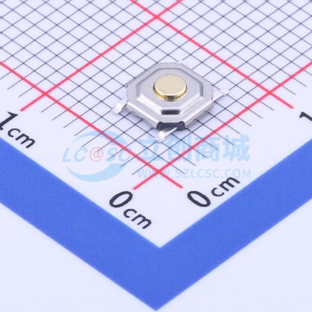 5.2*5.2*1.5mm 立贴 轻触开关实物图