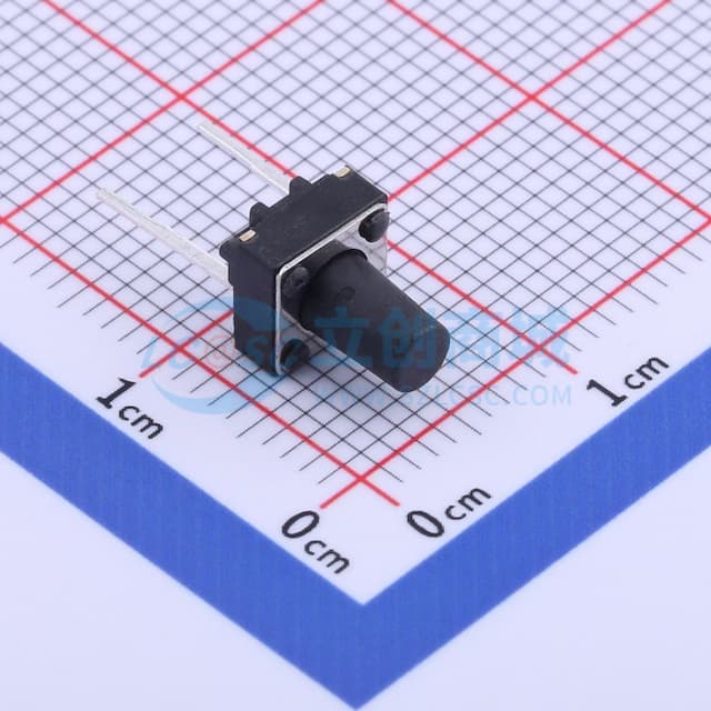 6x6x8.5  两脚插件开关 【插件】实物图