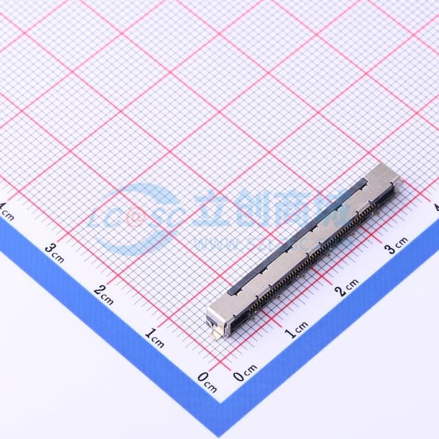 无锁 下接 P数:51P 间距:0.5mm实物图