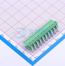绿色 1x10P 3.96mm 排数:1 每排P数:10【插件】缩略图