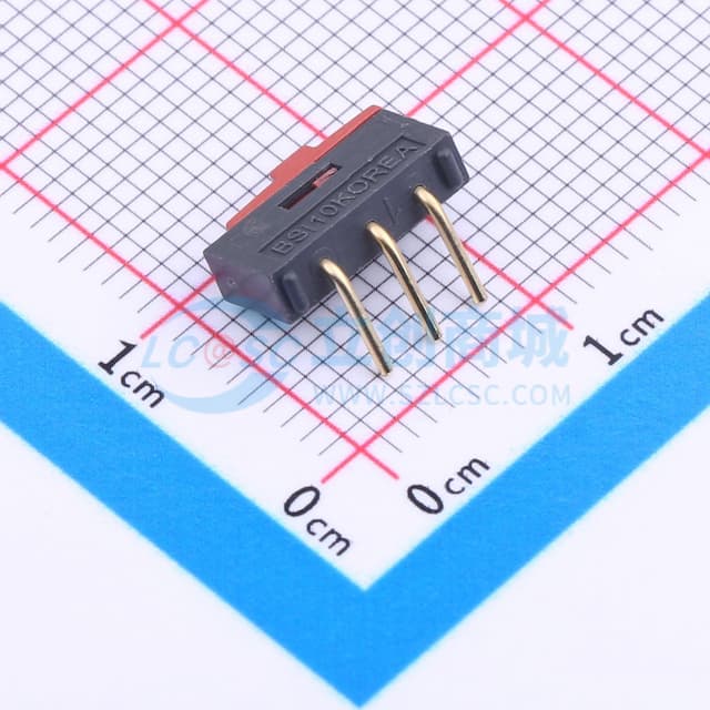 卧插双档 滑动开关 【插件】实物图