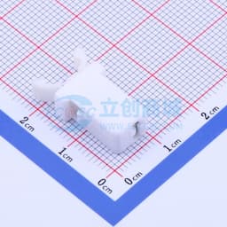 钩针门锁开关 PR-8白色 空调机顶盒电视机门扣垃圾桶扫地机塑料暗盒开关 带卡扣缩略图
