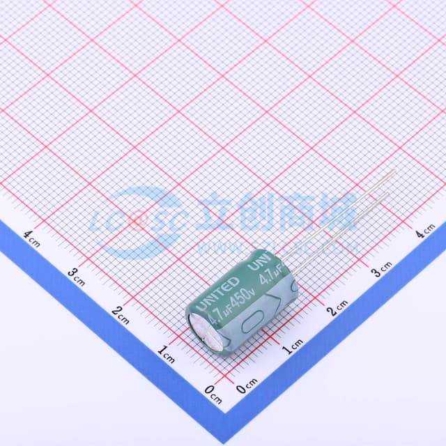 4.7uF ±20% 450V实物图